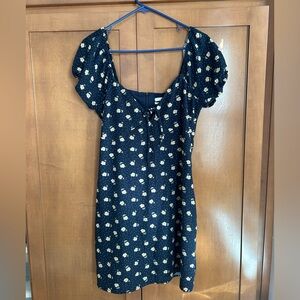 Urban outfitters floral navy dress